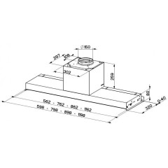 Встраиваемая вытяжка Faber In-Nova Premium BK M A60 305.0625.239