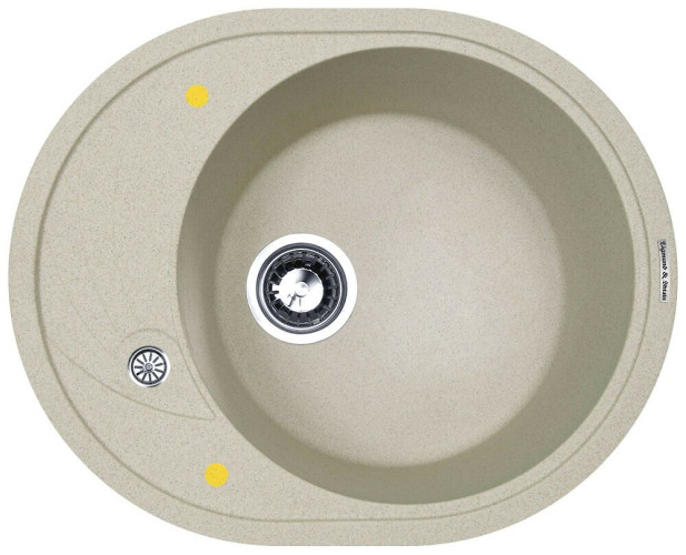 Кухонная мойка Zigmund & Shtain Kreis OV 575 речной песок
