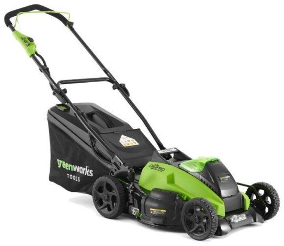 Газонокосилка электрическая greenworks 2500407ub GD40LM45K4