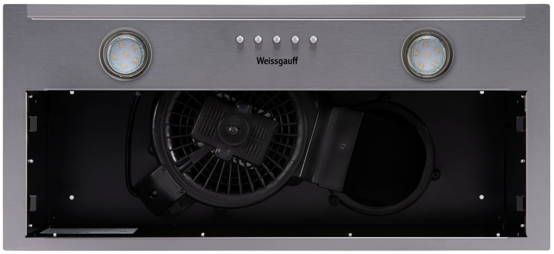 Встраиваемая вытяжка WEISSGAUFF ALPHA 60 PB IX нержавеющая сталь