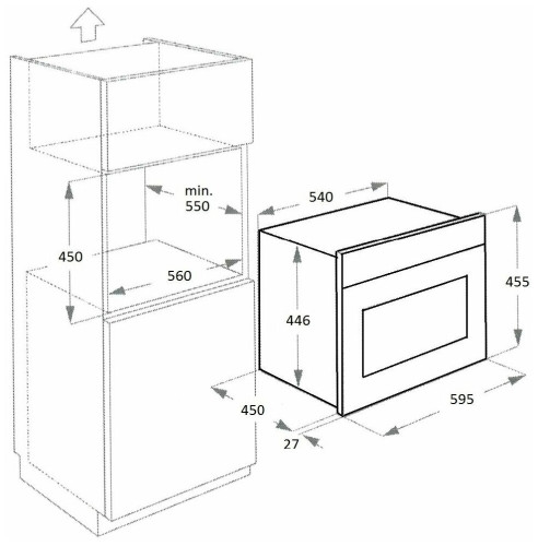 Встраиваемая микроволновая печь Kuppersberg HMW 969 BL