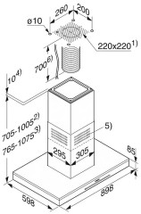 Кухонная вытяжка Miele DA 6698D HVBR
