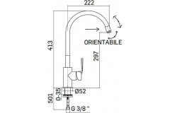 Смеситель для кухни Mamoli 7249M0000001