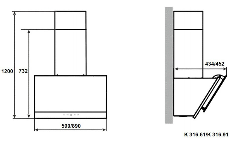Кухонная вытяжка Zigmund & Shtain K 316.61 V