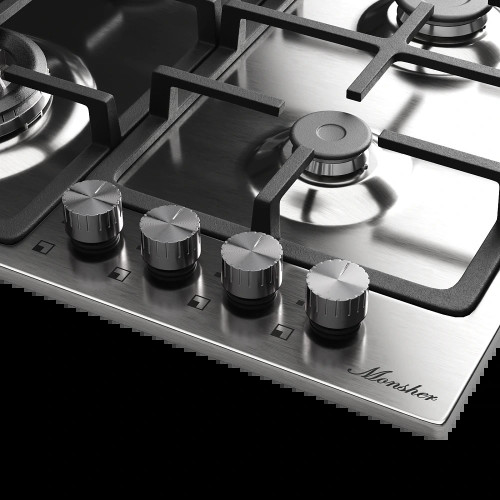Газовая варочная панель Monsher MSG 61 Acier