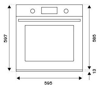 Электрический духовой шкаф Bertazzoni F609HEREKTND