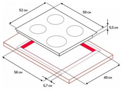 Электрическая варочная панель Simfer H60D14L020