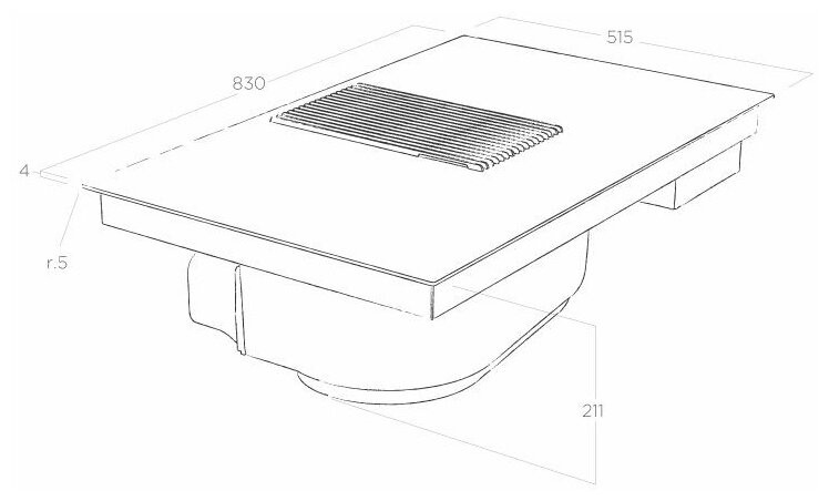 Индукционная варочная панель Elica NikolaTesla Prime BL/A/83