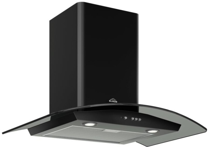 Кухонная вытяжка ELIKOR Аметист 60 черный гал тонированное стекло