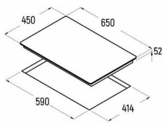 Газовая варочная панель Cata 604 TI