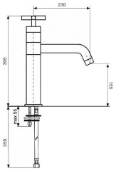 Смеситель для кухни Italmix EF 0900 NICKEL