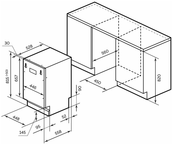Посудомоечная машина LEX PM 4543 B