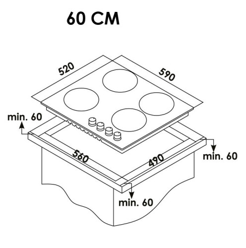 Газовая варочная панель Schaub Lorenz SLK GB6227L