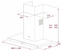 Кухонная вытяжка Teka DLH 985 T