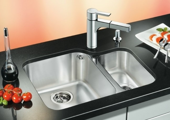 Кухонная мойка Blanco Ypsilon 550-U чаша слева полированная