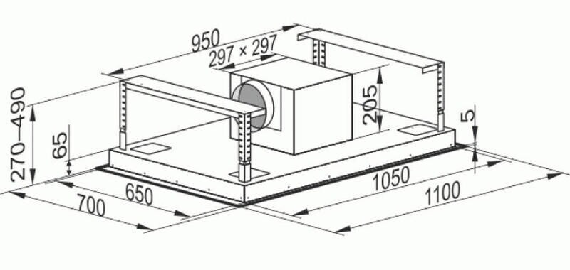 Встраиваемая вытяжка Kaiser EA 1145