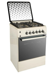 Комбинированная плита Ideal L280 ГК молочный