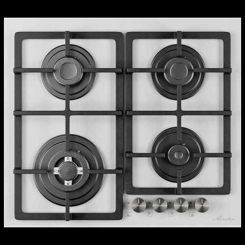 Газовая варочная панель Monsher MSG 611 Blanc