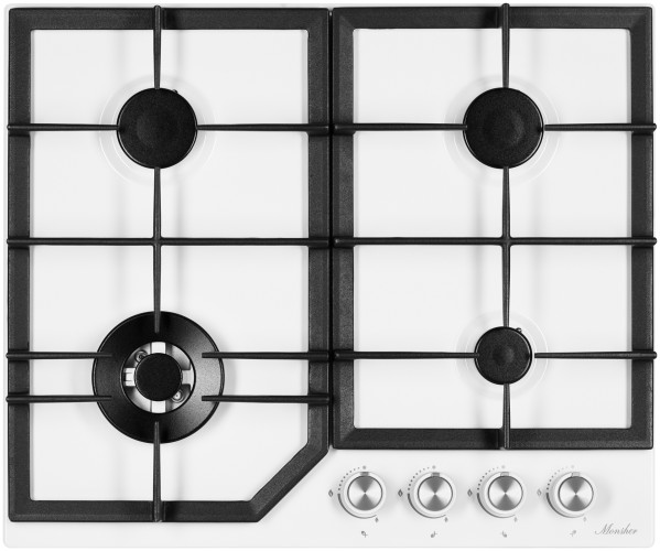 Газовая варочная панель Monsher MSG 60 Blanc