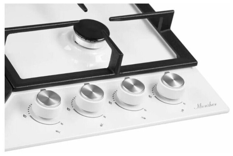 Газовая варочная панель Monsher MSG 60 Blanc