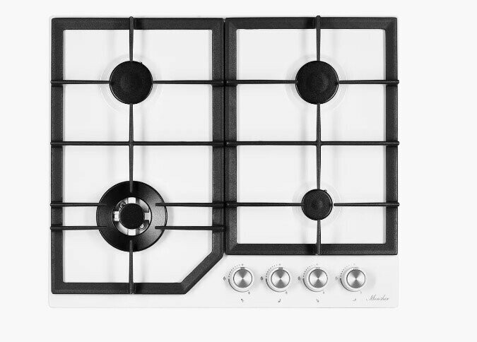 Газовая варочная панель Monsher MSG 60 Blanc