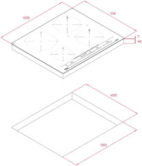 Индукционная варочная панель Teka ITC 64630 MST Black