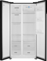 Холодильник Weissgauff WSBS 600 Inox Glass