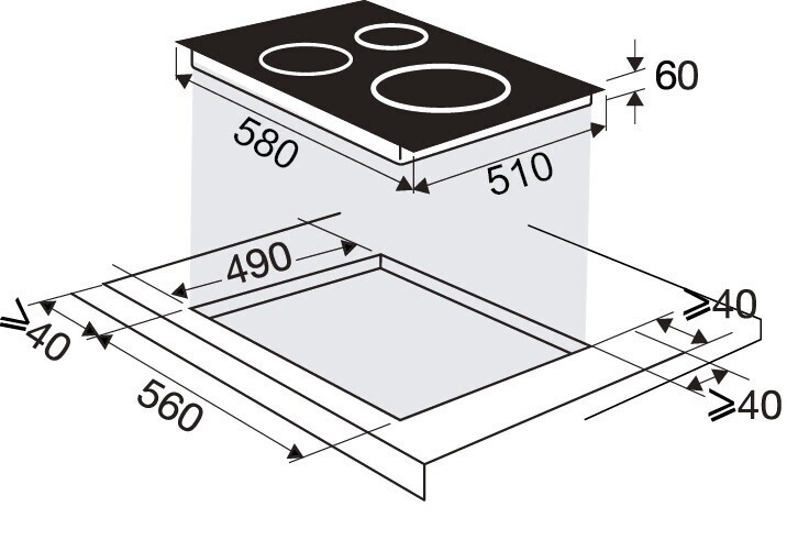 Индукционная варочная панель Brandt BPI1641UB