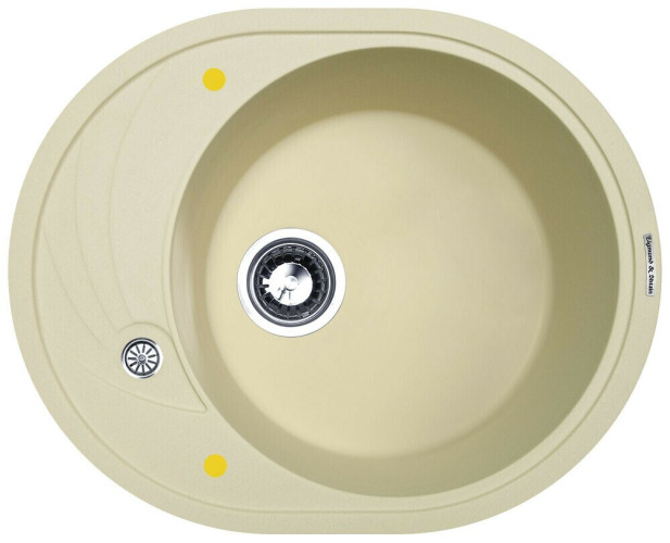 Кухонная мойка Zigmund & Shtain Kreis OV 575 молодое шампанское