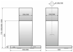 Кухонная вытяжка Elikor Квадра 60Н 430 К3Д нержавеющая сталь