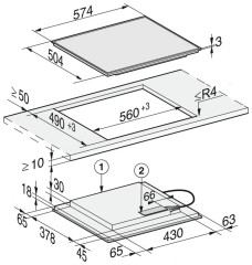 Индукционная варочная панель Miele KM 7201 FR