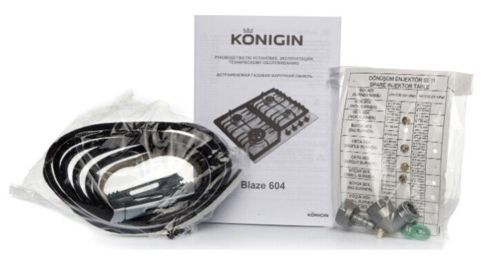 Газовая варочная панель Konigin Blaze 604 WHW