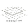Газовая варочная панель MEFERI MGH604BK GLASS ULTRA