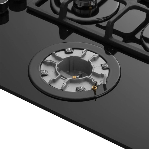 Газовая варочная панель MEFERI MGH604BK GLASS ULTRA