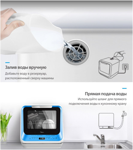 Посудомоечная машина Midea MCFD42900BLMINI i