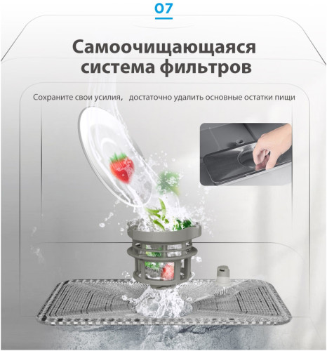 Посудомоечная машина Midea MCFD42900BLMINI i