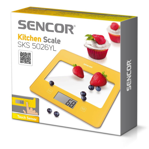 Весы кухонные Sencor SKS 5026YL