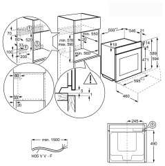 Электрический духовой шкаф AEG BPR 742320 M
