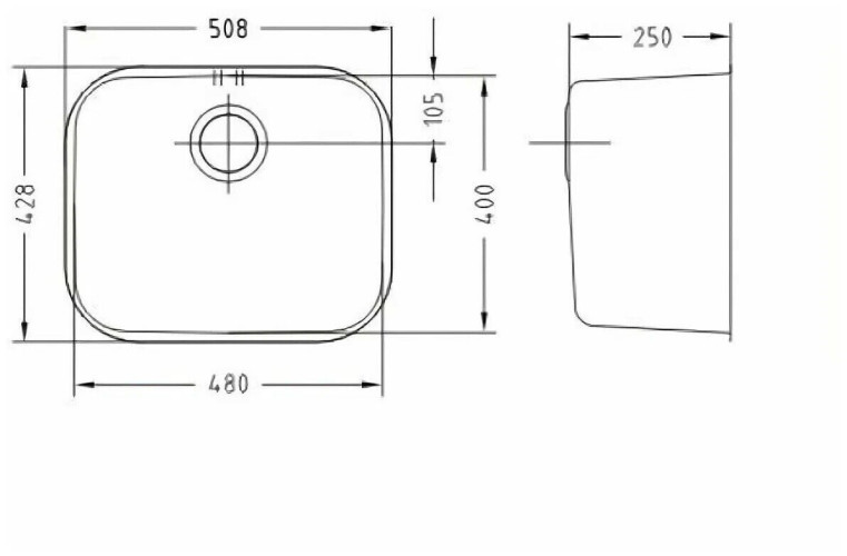 Кухонная мойка Alveus VARIANT 10 SAT-90 1009252