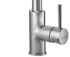 Смеситель для кухни Alveus Siros CHR-BR нержавейка 1132901