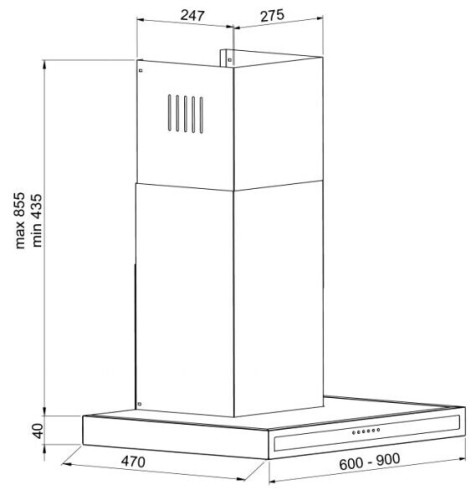 Кухонная вытяжка Kuppersberg DDL 660 X