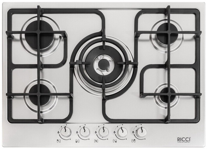 Газовая варочная панель Ricci RGNST5003IX