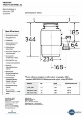 Измельчитель пищевых отходов In Sink Erator Supreme 200