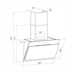 Кухонная вытяжка Lex Glass 600