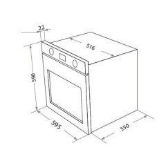 Электрический духовой шкаф HOMSair OEM657S