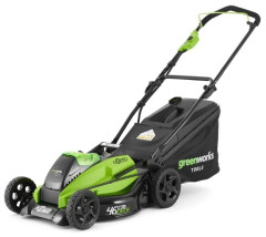Газонокосилка электрическая greenworks 2500407UF G-MAX 40V GD40LM45K6