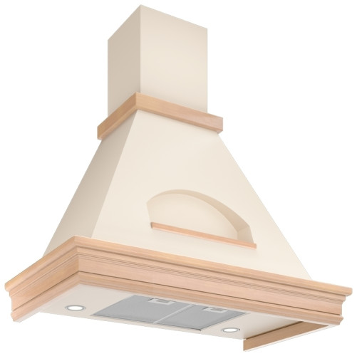 Кухонная вытяжка Elikor Бельведер Валенсия 90П 650 П3Д топленое молоко дуб неокрашенный