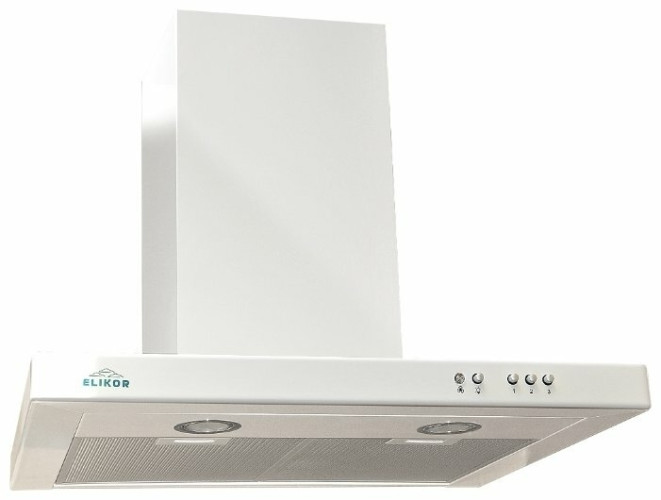 Кухонная вытяжка Elikor Квадра 60 нержавейка 430 кнопочный переключатель