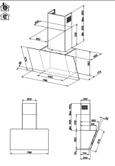 Кухонная вытяжка Faber V AIR FLAT KL A80