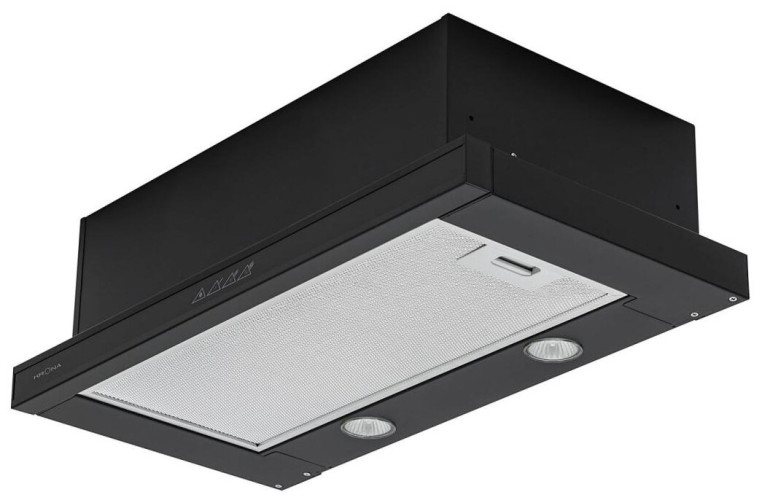 Встраиваемая вытяжка KRONA KAMILLA sensor 600 black 2 мотора